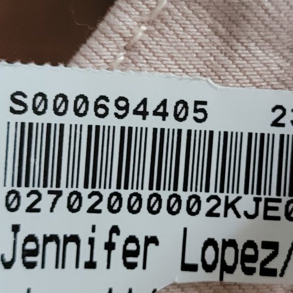 Pale Pink Jennifer Lopez Cuffed Capris Size 12 - Picture 7 of 14